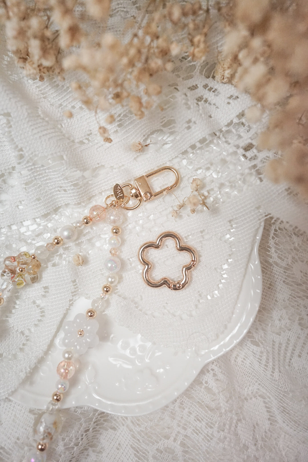 晨霧花花手機繩