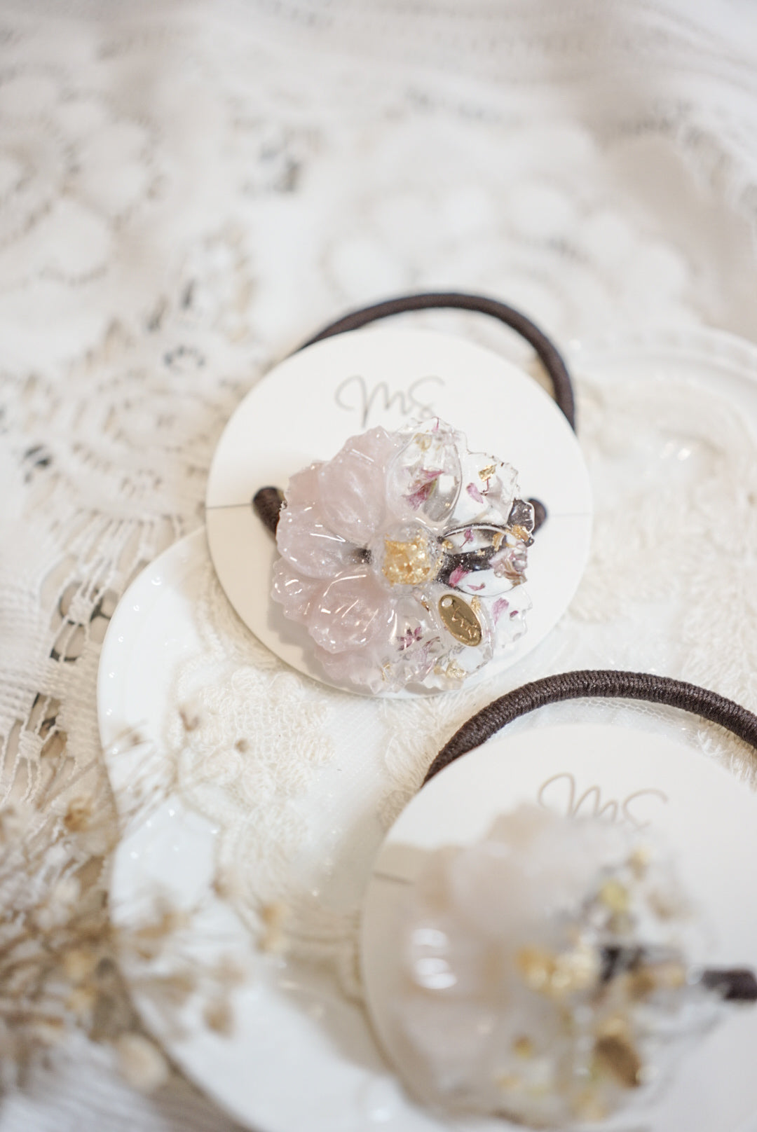 春天花形立體橡筋