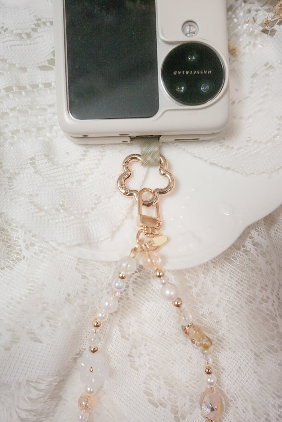 晨霧花花手機繩