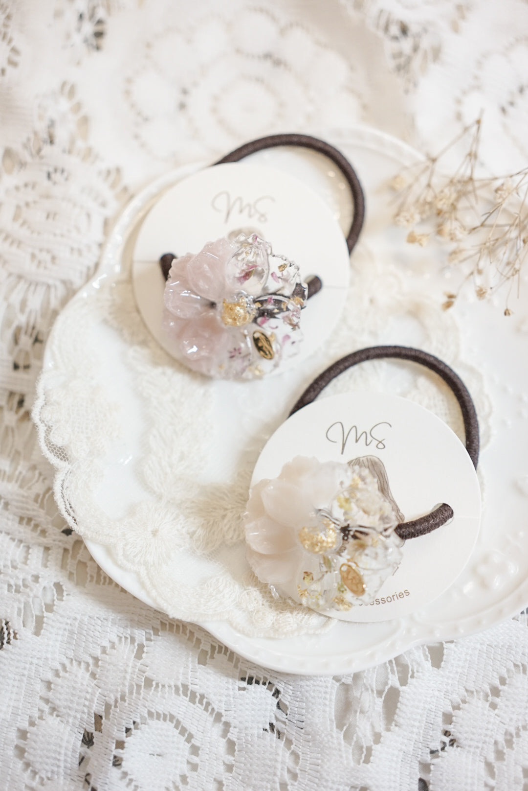 春天花形立體橡筋