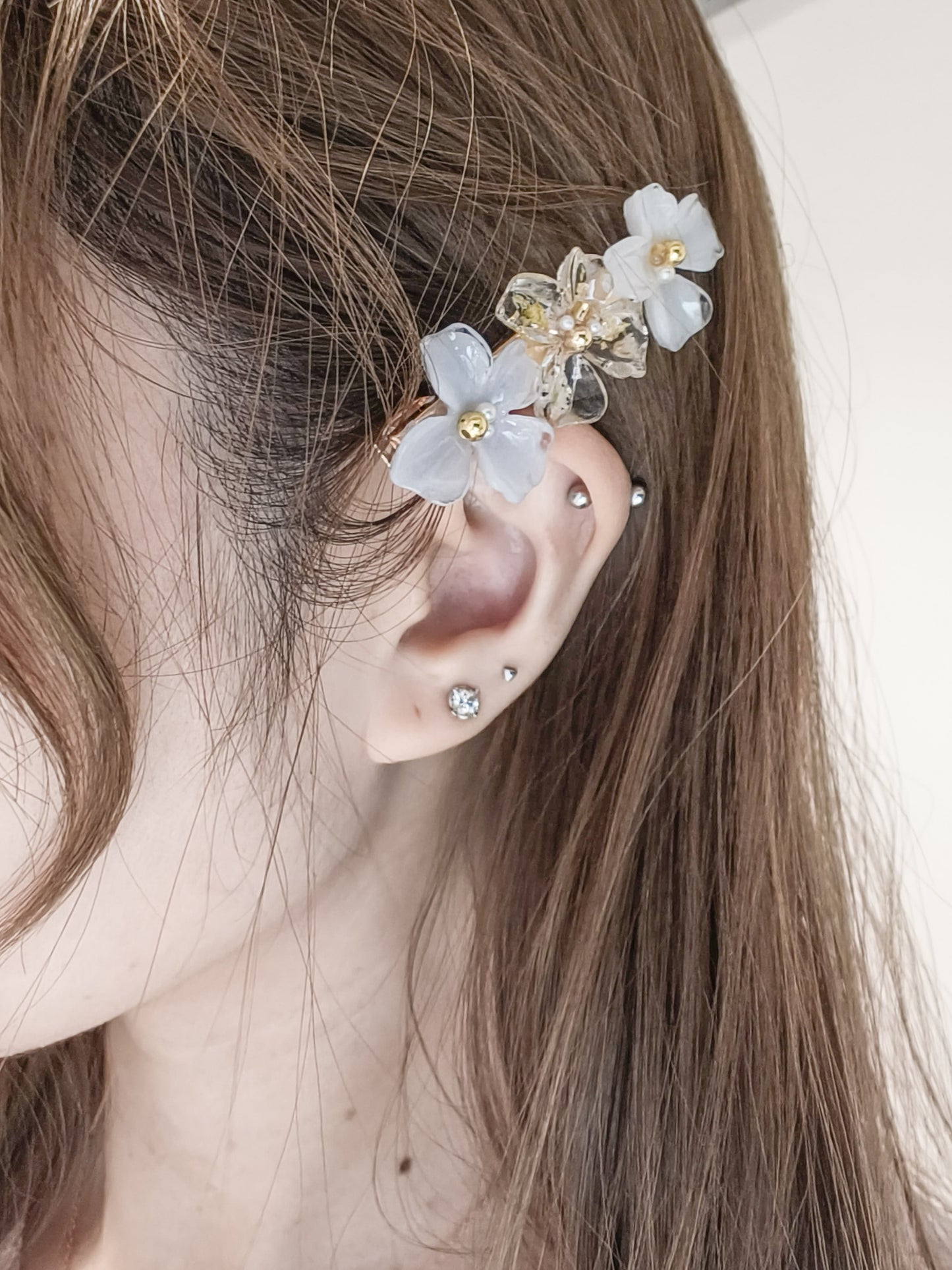 春日色彩立體花花髮夾