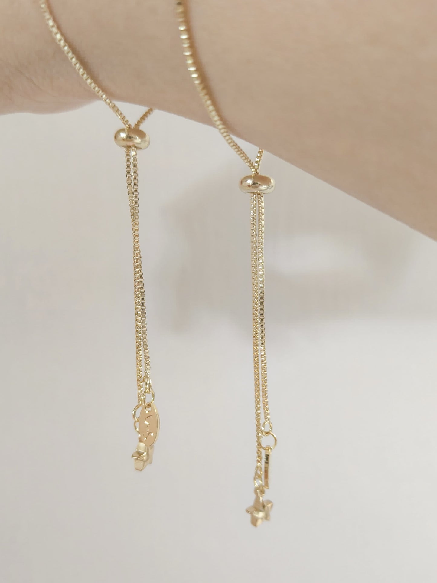 可愛花花珍珠手鍊