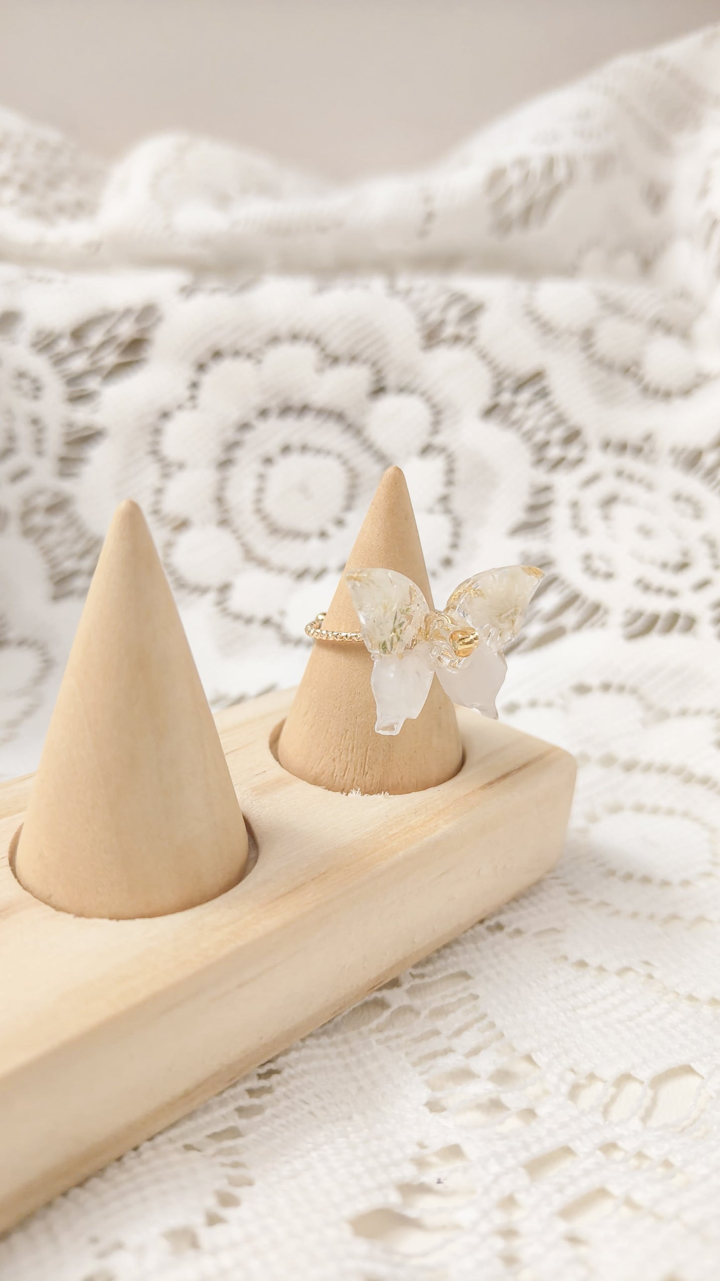 超立體蝴蝶戒指