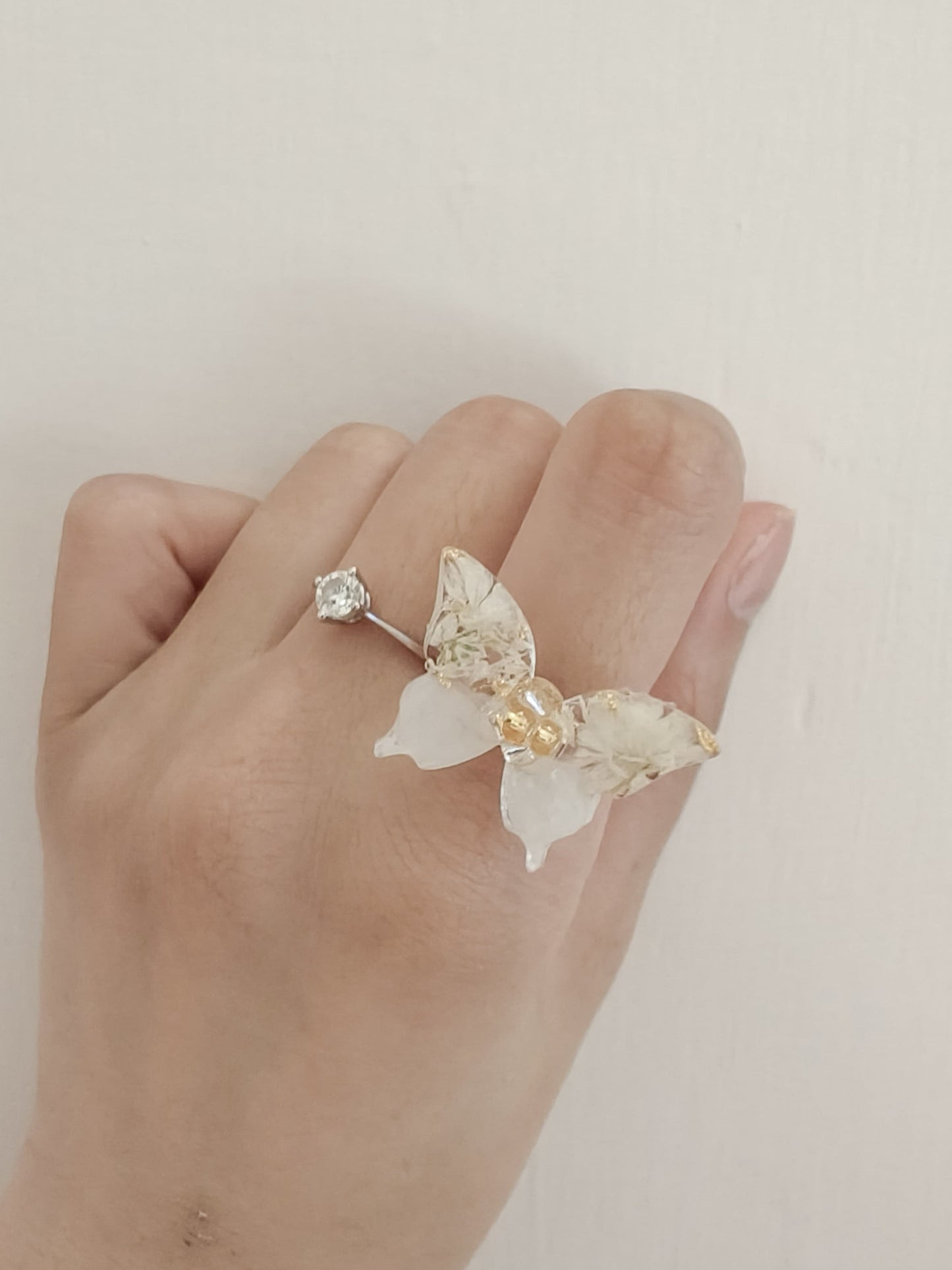 超立體蝴蝶戒指