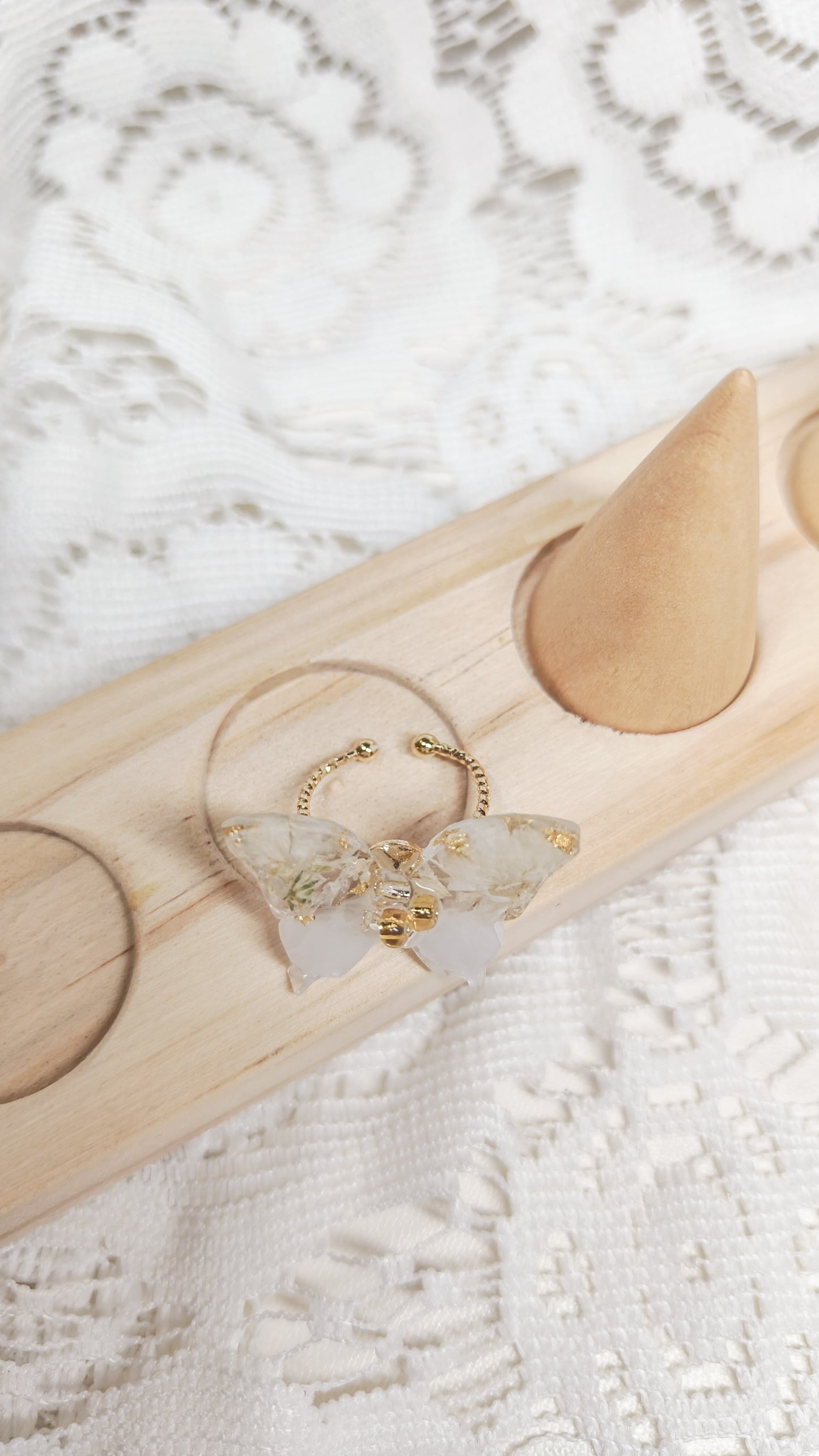 超立體蝴蝶戒指