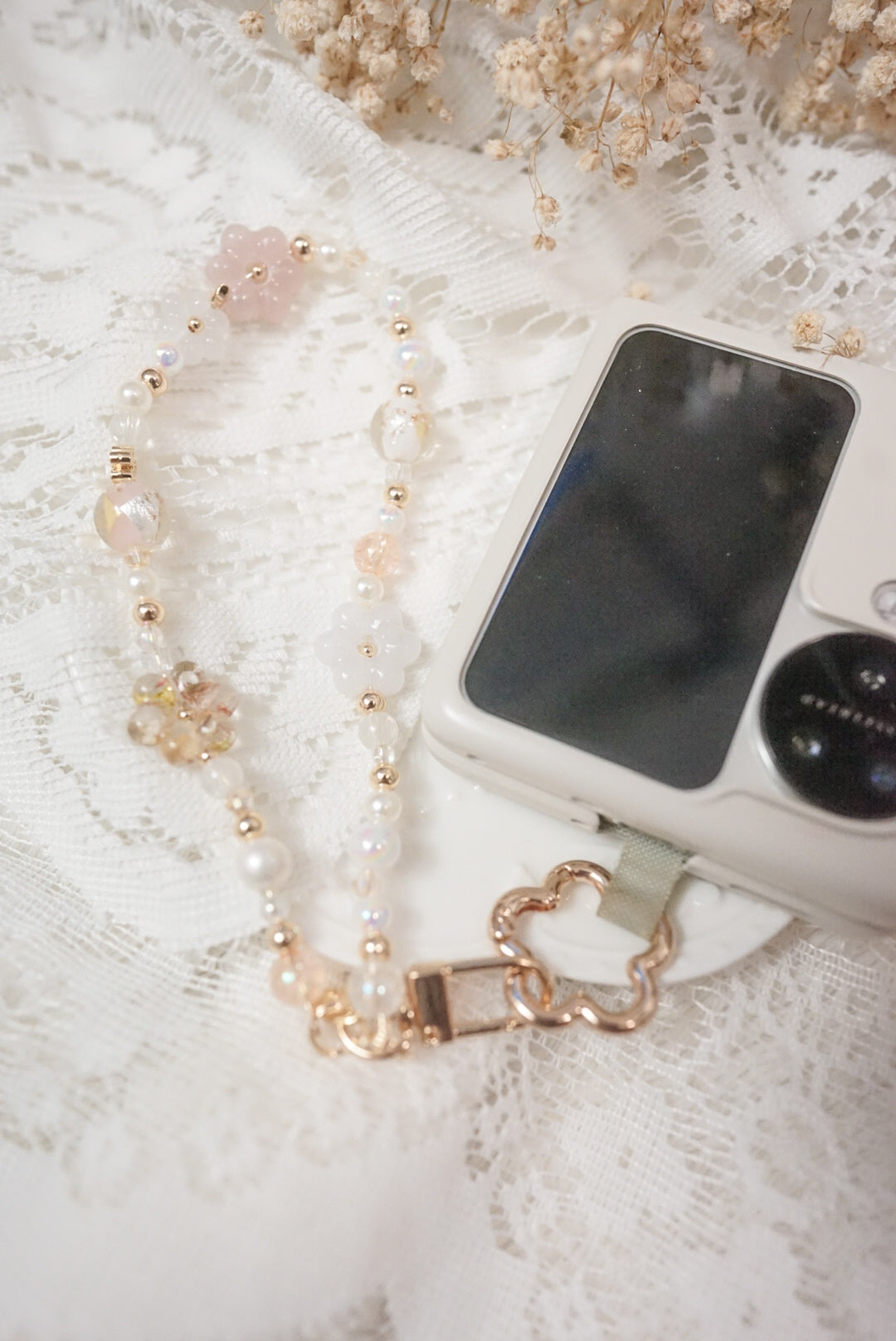 晨霧花花手機繩