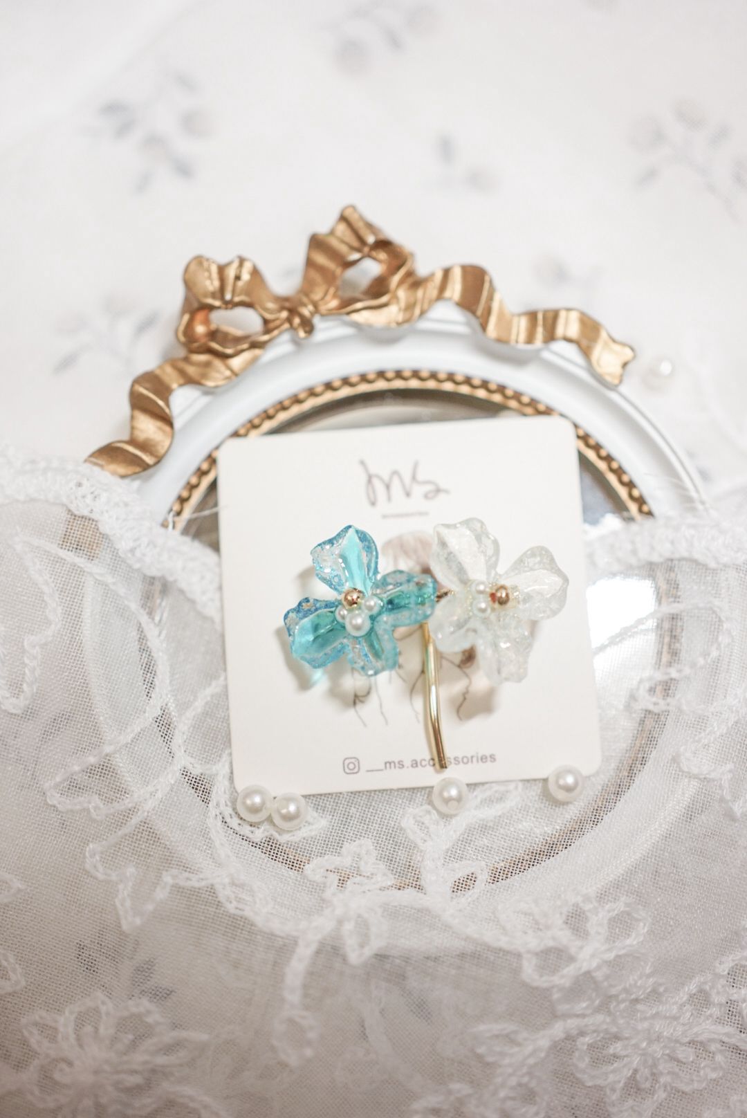 *冬日限定* 立體花花髮扣