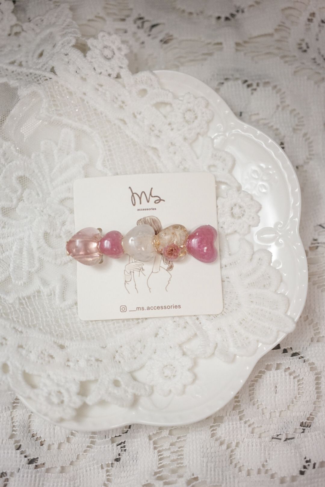 *情人節限定* 愛心髮夾