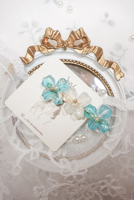 *冬日限定* 立體花花髮夾