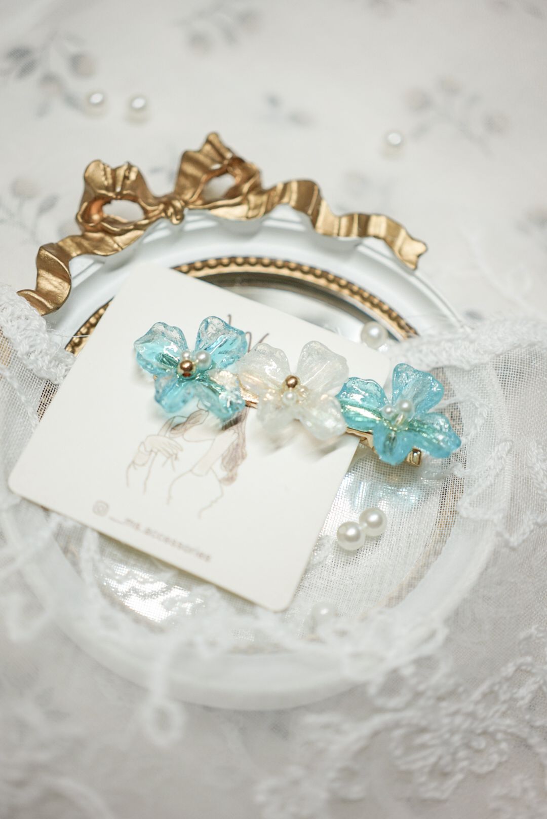 *冬日限定* 立體花花髮夾