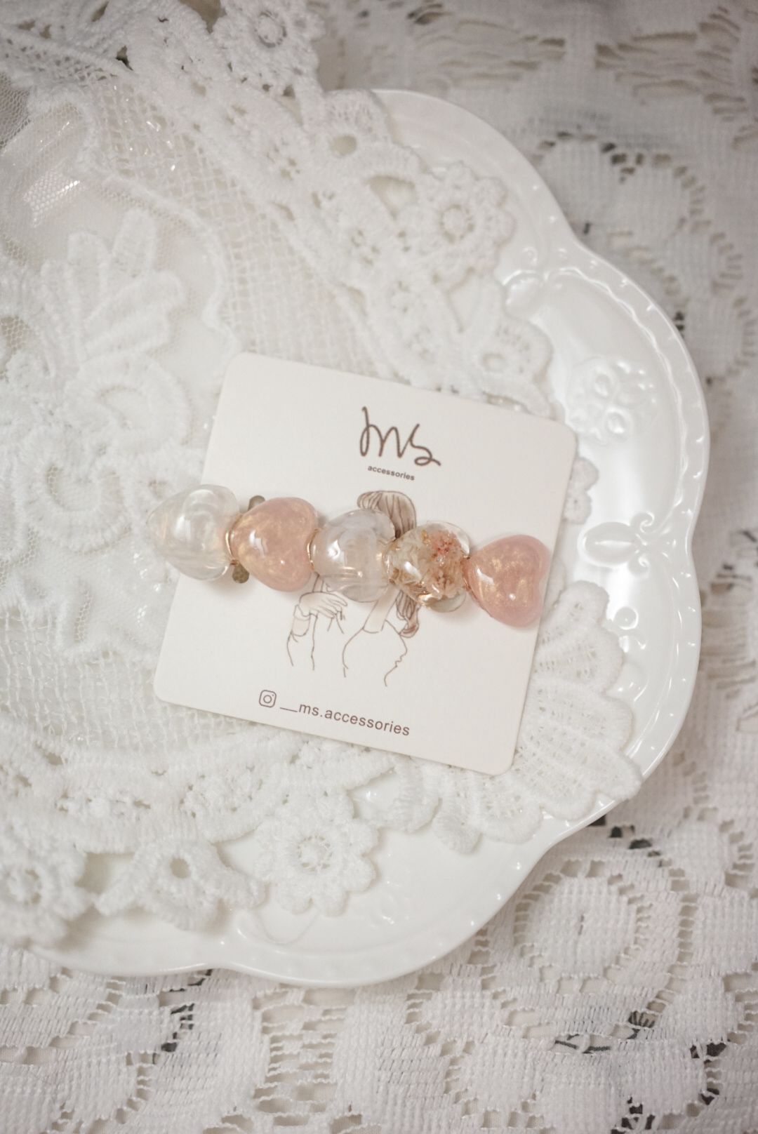 *情人節限定* 愛心髮夾