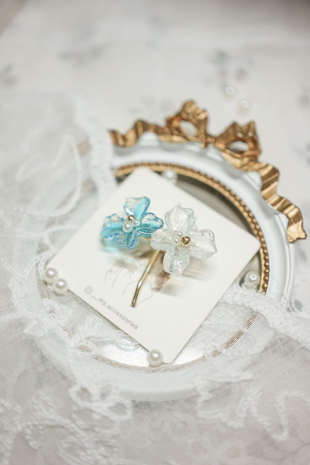 *冬日限定* 立體花花髮扣